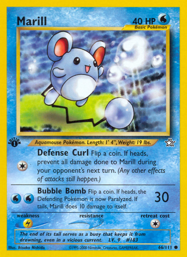 Marill (66/111) [Neo Genesis 1st Edition] | Odin's Place