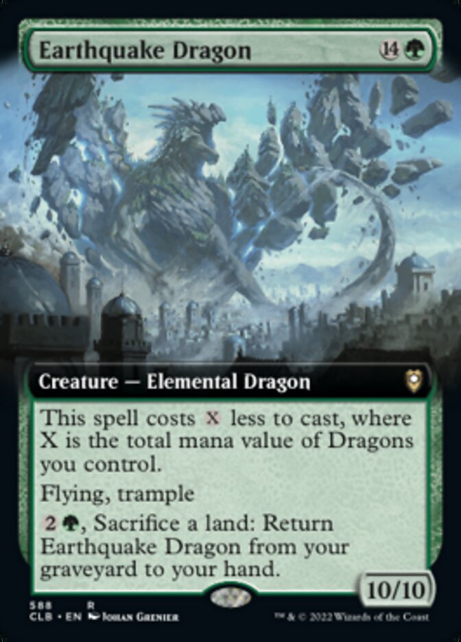 Earthquake Dragon (Extended Art) [Commander Legends: Battle for Baldur's Gate] | Odin's Place