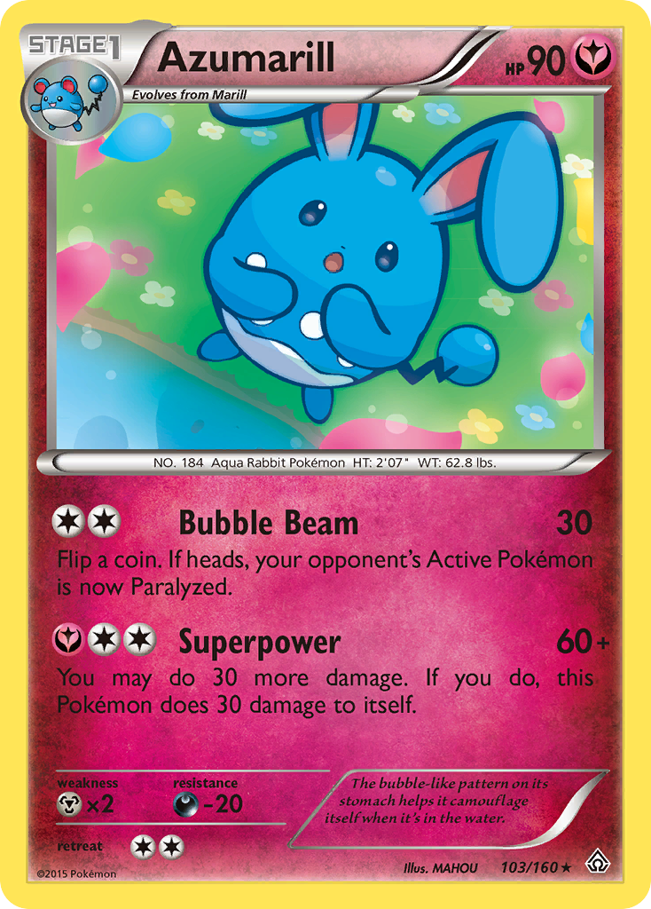Azumarill (103/160) [XY: Primal Clash] | Odin's Place