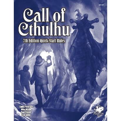 Call of Cthulhu Seventh Edition Quick-Start Rules | Odin's Place