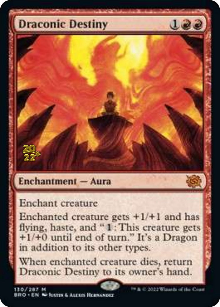 Draconic Destiny [The Brothers' War Prerelease Promos] | Odin's Place