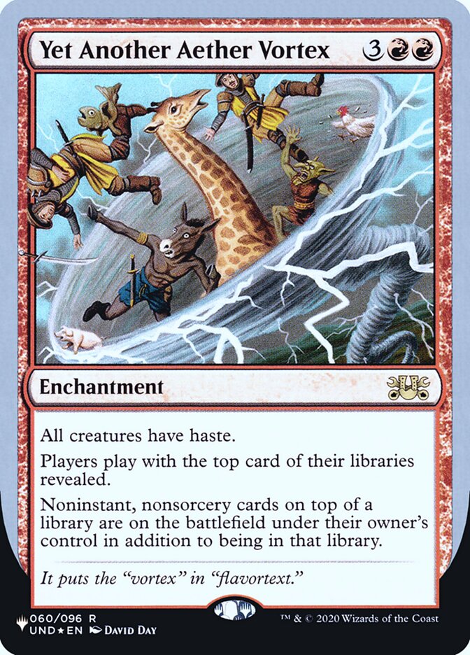 Yet Another Aether Vortex (Unfinity Foil Edition) [The List] | Odin's Place