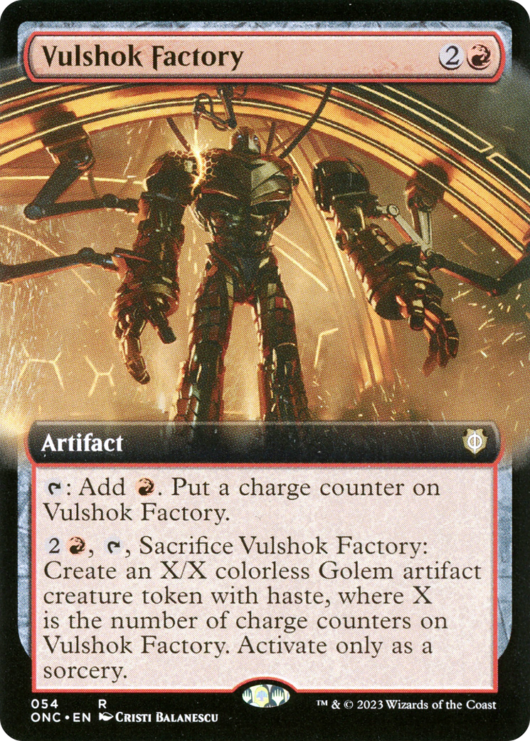 Vulshok Factory (Extended Art) [Phyrexia: All Will Be One Commander] | Odin's Place