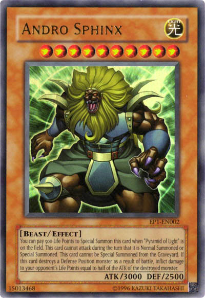 Andro Sphinx [EP1-EN002] Ultra Rare | Odin's Place