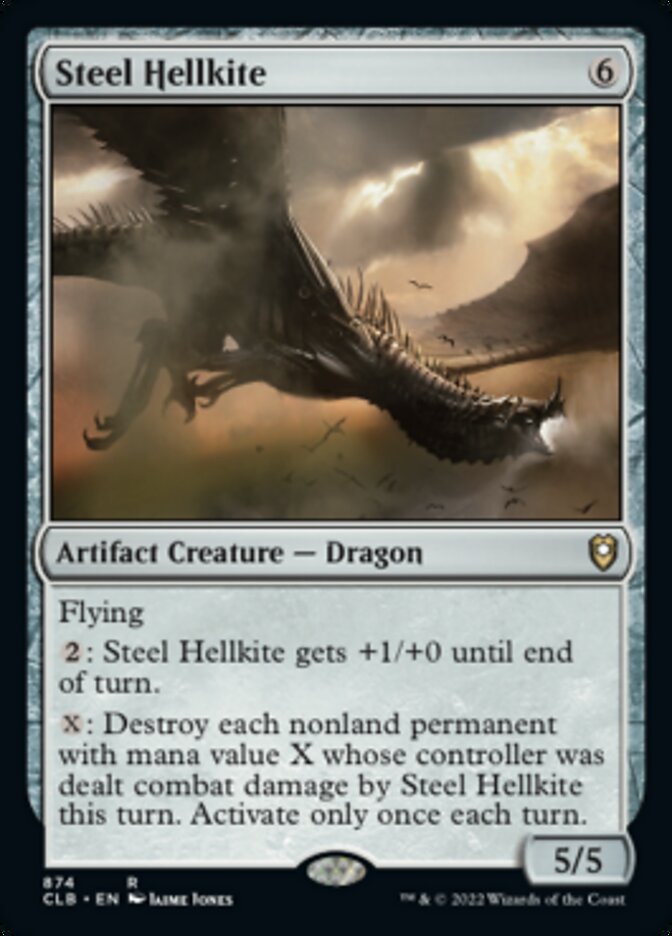 Steel Hellkite [Commander Legends: Battle for Baldur's Gate] | Odin's Place
