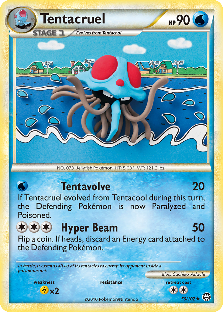 Tentacruel (50/102) [HeartGold & SoulSilver: Triumphant] | Odin's Place