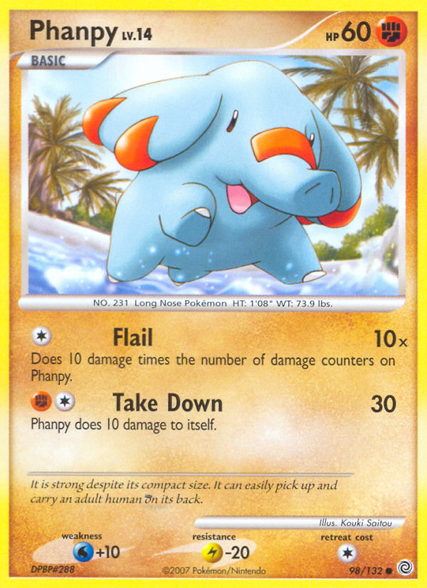 Phanpy (98/132) [Diamond & Pearl: Secret Wonders] | Odin's Place