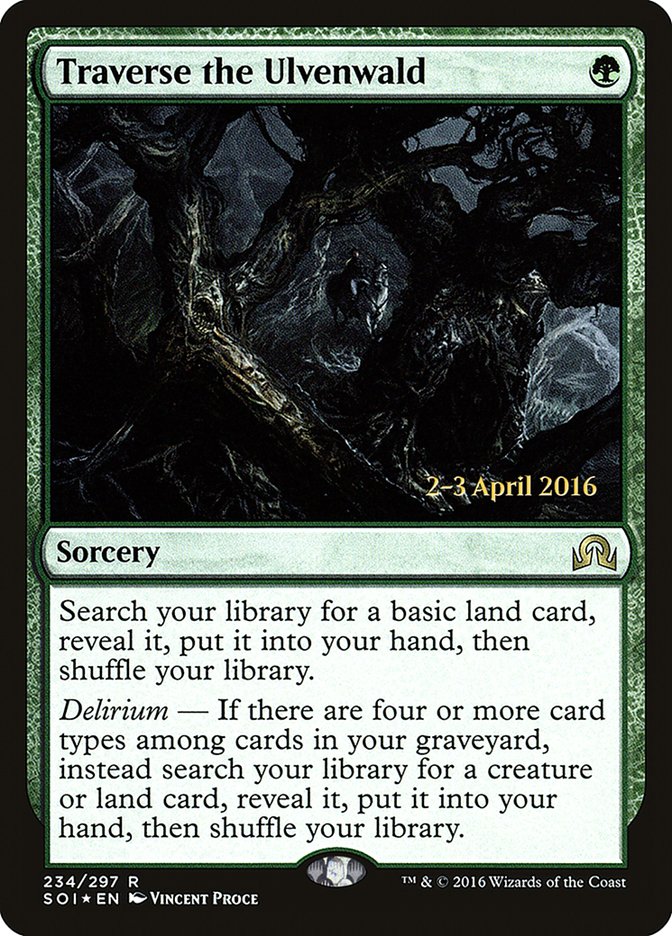 Traverse the Ulvenwald (234) [Shadows over Innistrad Prerelease Promos] | Odin's Place