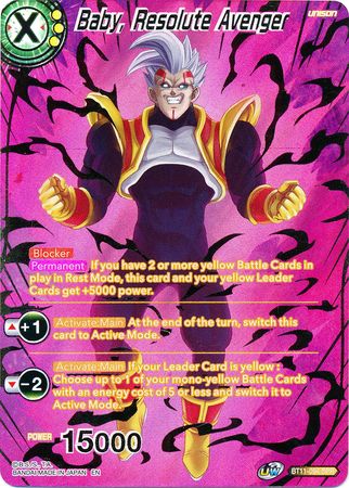 Baby, Resolute Avenger (SPR) (BT11-094) [Vermilion Bloodline] | Odin's Place