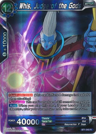 Whis, Judge of the Gods (BT1-043) [Galactic Battle] | Odin's Place