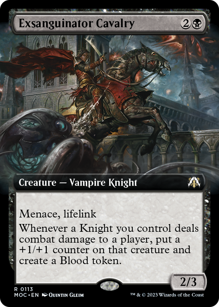 Exsanguinator Cavalry (Extended Art) [March of the Machine Commander] | Odin's Place