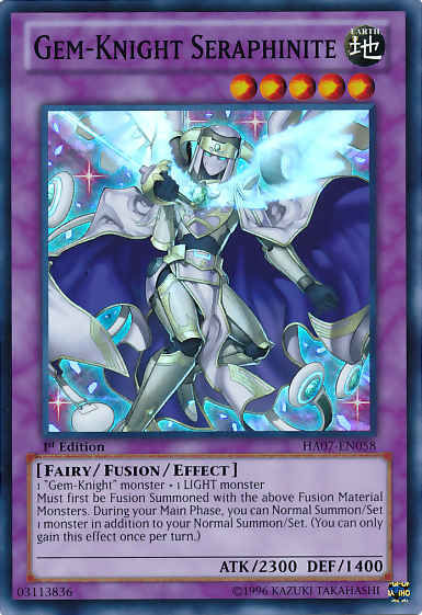 Gem-Knight Seraphinite [HA07-EN058] Super Rare | Odin's Place