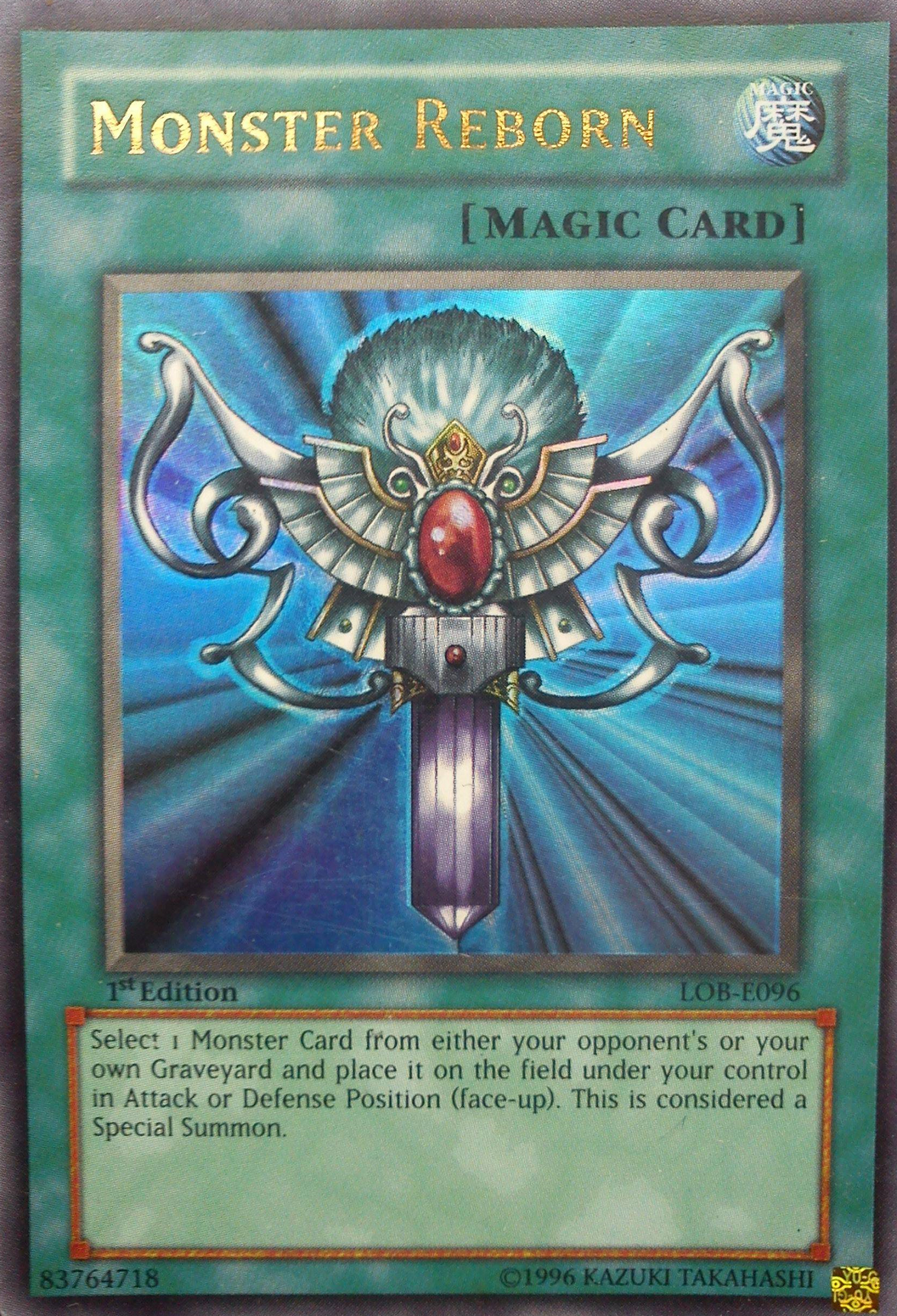 Monster Reborn [LOB-E096] Ultra Rare | Odin's Place