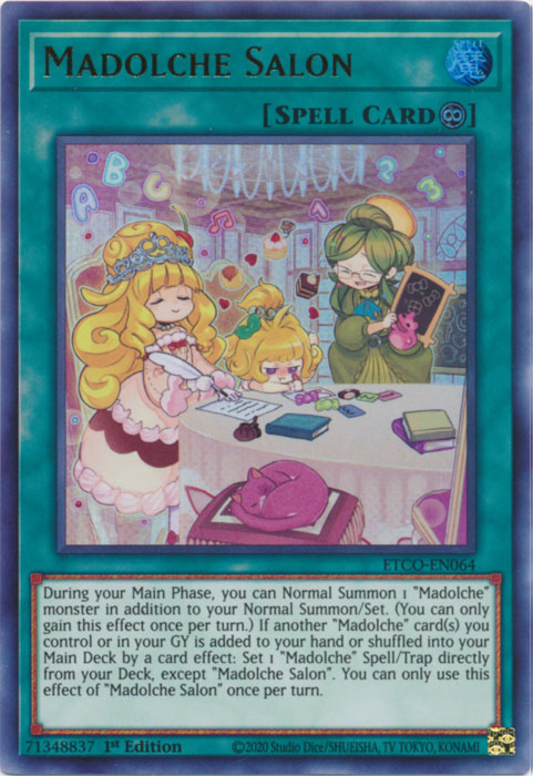 Madolche Salon [ETCO-EN064] Ultra Rare | Odin's Place