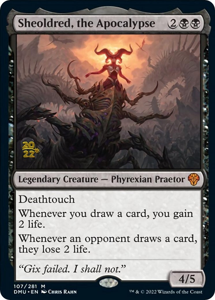 Sheoldred, the Apocalypse [Dominaria United Prerelease Promos] | Odin's Place