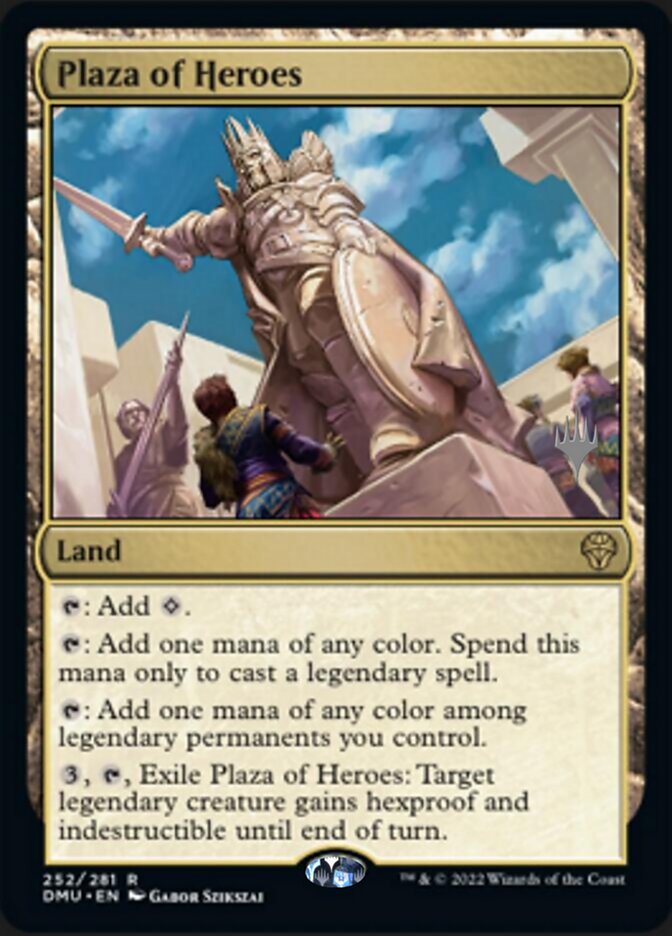 Plaza of Heroes (Promo Pack) [Dominaria United Promos] | Odin's Place