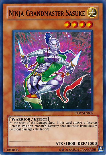 Ninja Grandmaster Sasuke [TU07-EN002] Super Rare | Odin's Place