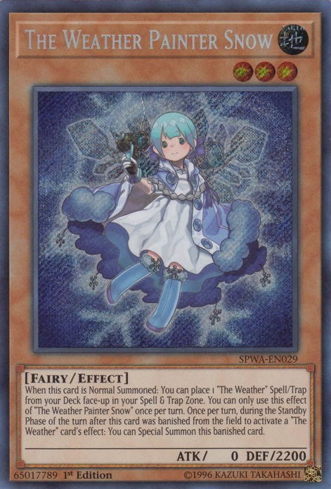 The Weather Painter Snow [SPWA-EN029] Secret Rare | Odin's Place