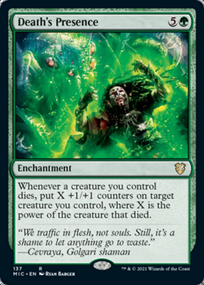 Death's Presence [Innistrad: Midnight Hunt Commander] | Odin's Place