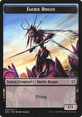 Faerie Rogue // Goblin Rogue Double-Sided Token [Zendikar Rising Commander Tokens] | Odin's Place