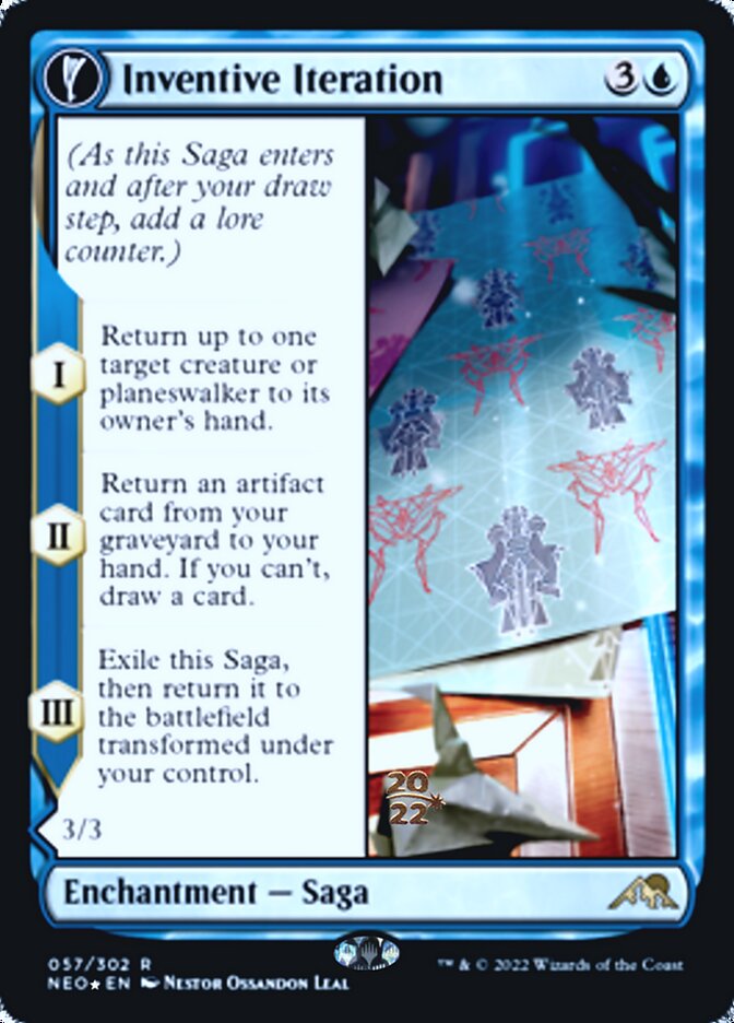 Inventive Iteration // Living Breakthrough [Kamigawa: Neon Dynasty Prerelease Promos] | Odin's Place