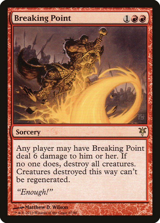 Breaking Point (67) [Duel Decks: Sorin vs. Tibalt] | Odin's Place