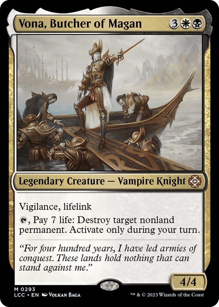 Vona, Butcher of Magan [The Lost Caverns of Ixalan Commander] | Odin's Place
