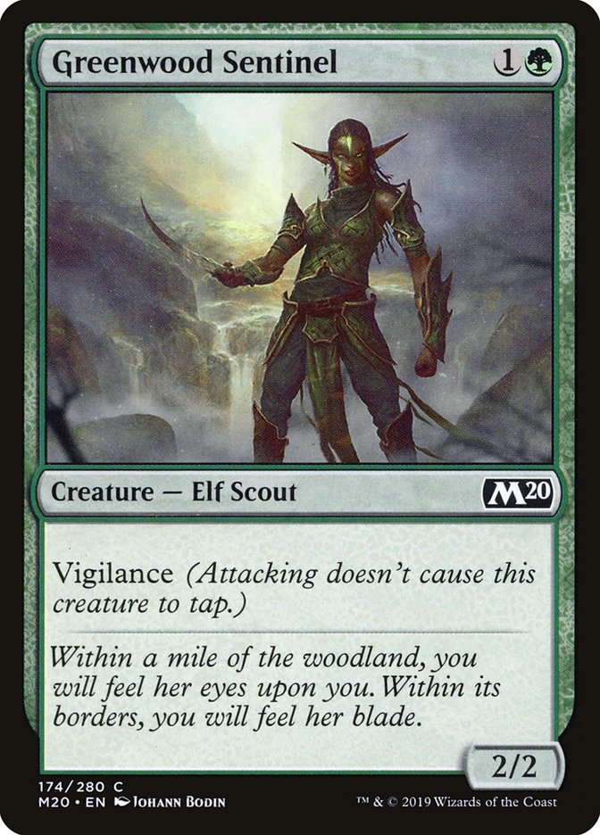 Greenwood Sentinel [Core Set 2020] | Odin's Place