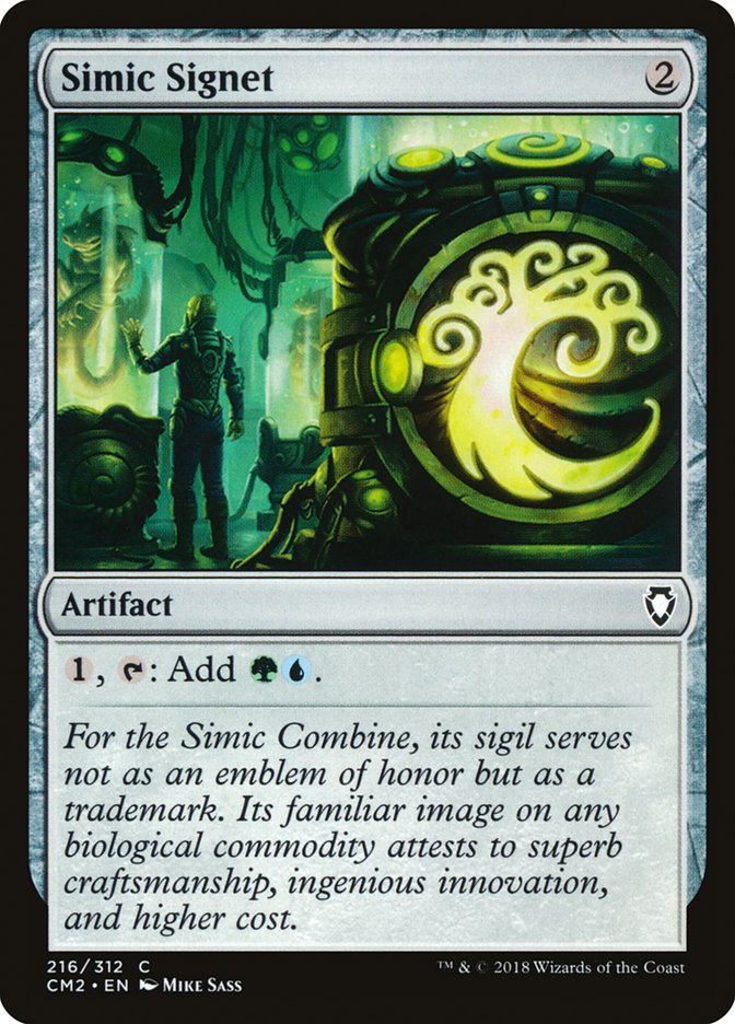 Simic Signet (216/312) [Commander Anthology Volume II] | Odin's Place
