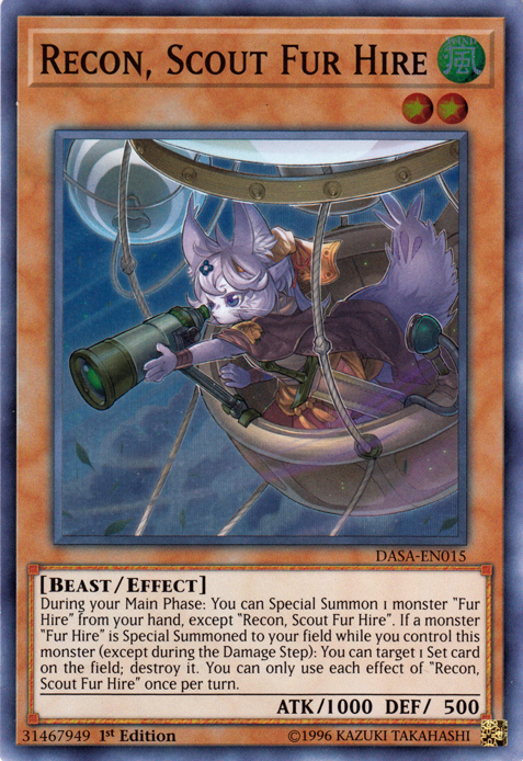 Recon, Scout Fur Hire [DASA-EN015] Super Rare | Odin's Place
