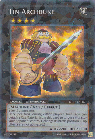 Tin Archduke [DT07-EN087] Super Rare | Odin's Place
