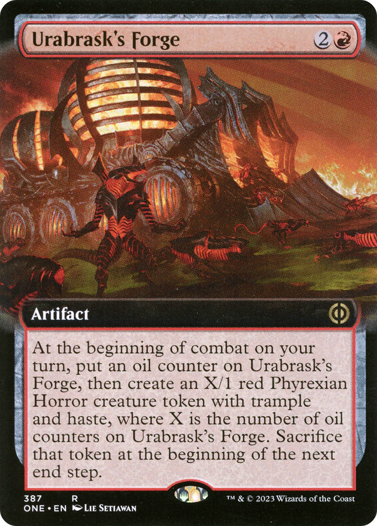 Urabrask's Forge (Extended Art) [Phyrexia: All Will Be One] | Odin's Place