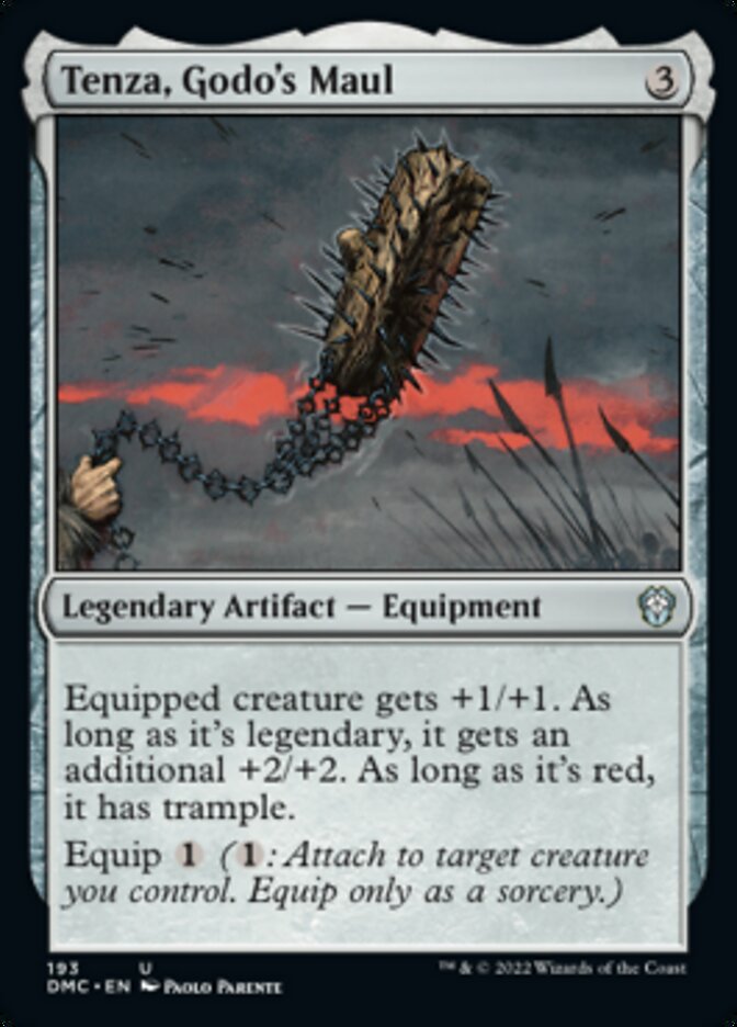 Tenza, Godo's Maul [Dominaria United Commander] | Odin's Place
