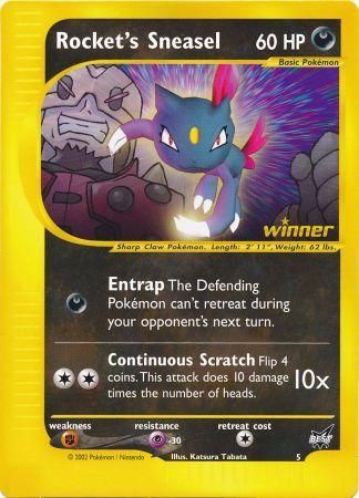 Rocket's Sneasel (5) (Jumbo Card) [Best of Promos] | Odin's Place