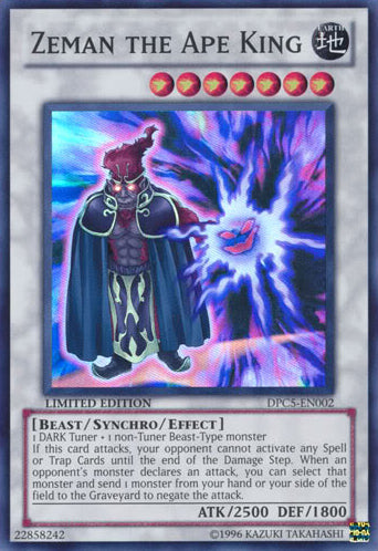Zeman the Ape King [DPC5-EN002] Super Rare | Odin's Place