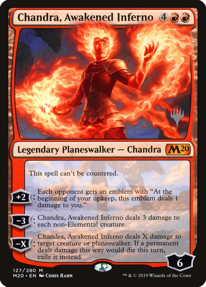 Chandra, Awakened Inferno (Promo Pack) [Core Set 2020 Promos] | Odin's Place