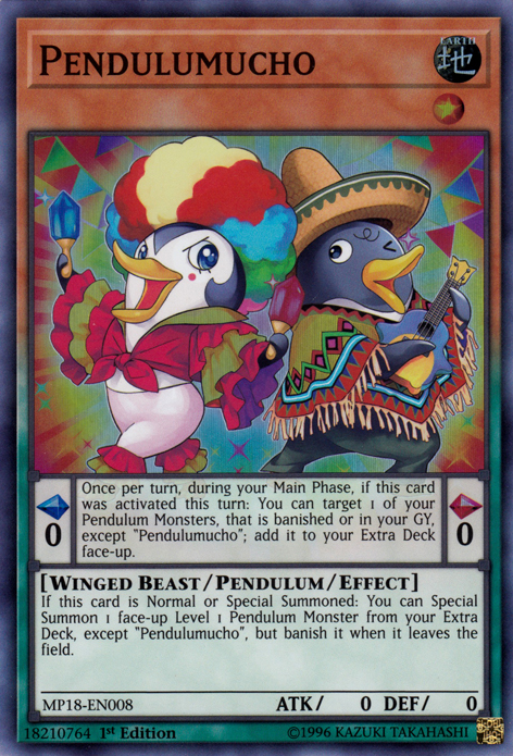 Pendulumucho [MP18-EN008] Super Rare | Odin's Place