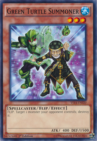 Green Turtle Summoner [YS14-EN020] Common | Odin's Place