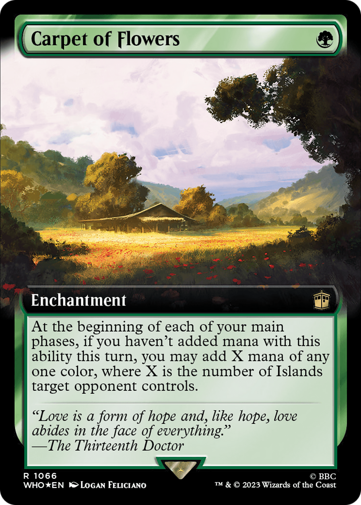Carpet of Flowers (Extended Art) (Surge Foil) [Doctor Who] | Odin's Place