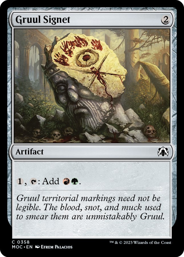 Gruul Signet [March of the Machine Commander] | Odin's Place