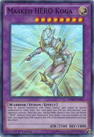 Masked Hero Koga [SDHS-EN042] Super Rare | Odin's Place