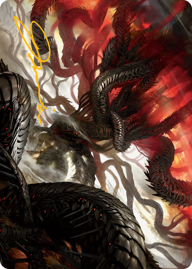 Realmbreaker, the Invasion Tree Art Card (Gold-Stamped Signature) [March of the Machine Art Series] | Odin's Place