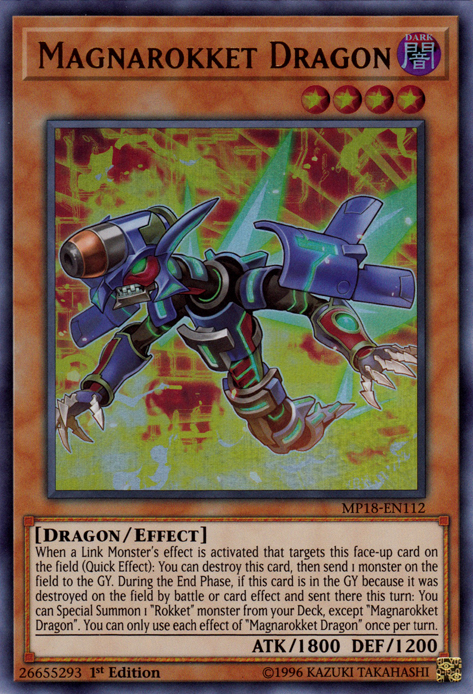 Magnarokket Dragon [MP18-EN112] Ultra Rare | Odin's Place