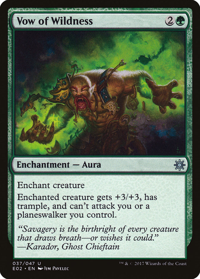 Vow of Wildness (37) [Explorers of Ixalan] | Odin's Place