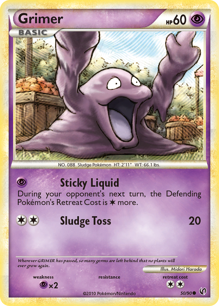 Grimer (50/90) [HeartGold & SoulSilver: Undaunted] | Odin's Place