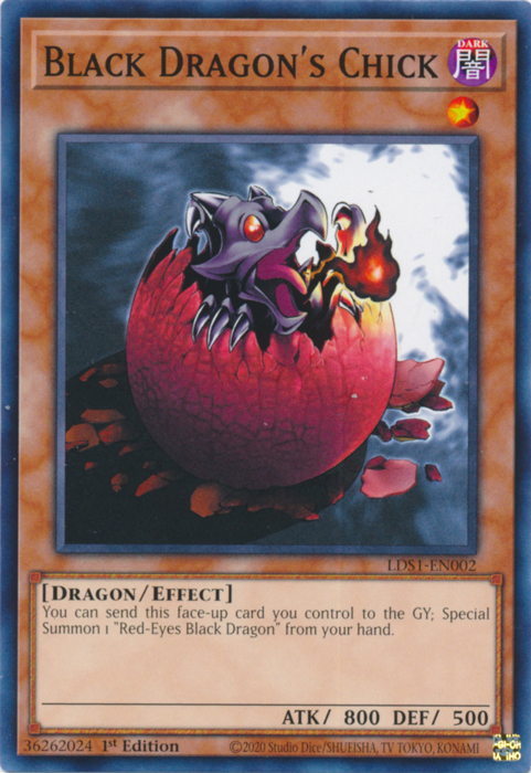 Black Dragon's Chick [LDS1-EN002] Common | Odin's Place