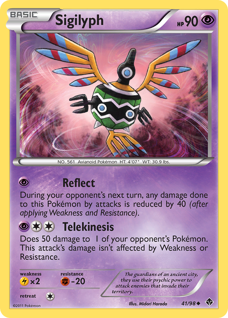 Sigilyph (41/98) [Black & White: Emerging Powers] | Odin's Place