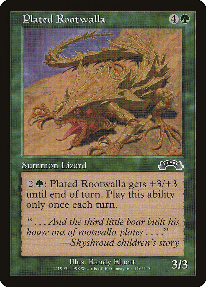 Plated Rootwalla (116) [Exodus] | Odin's Place