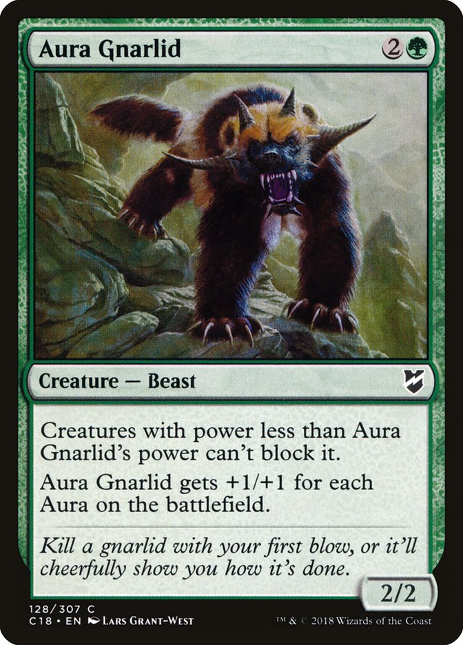Aura Gnarlid (128) [Commander 2018] | Odin's Place