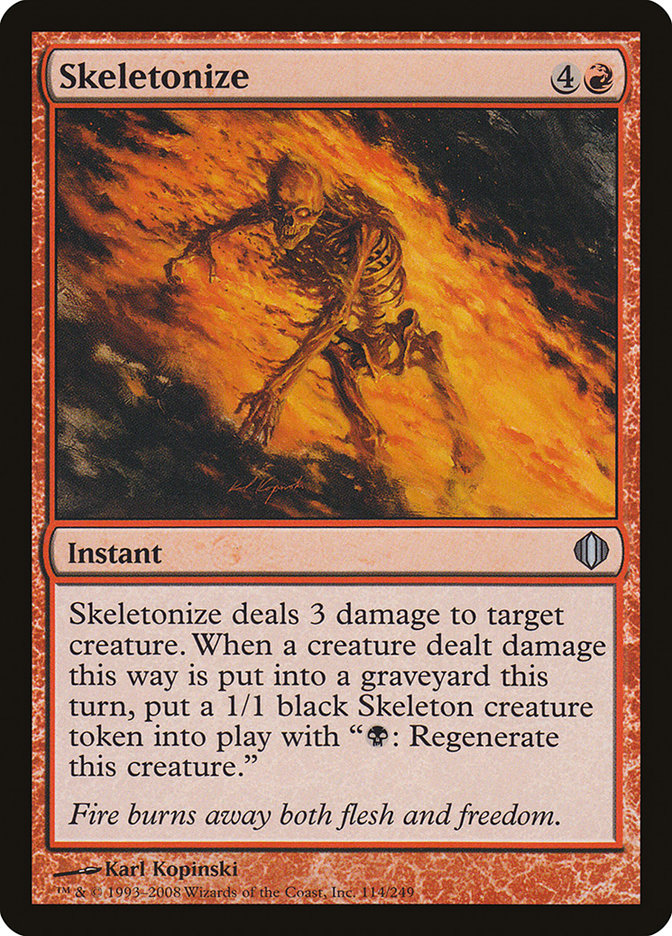 Skeletonize (114) [Shards of Alara] | Odin's Place